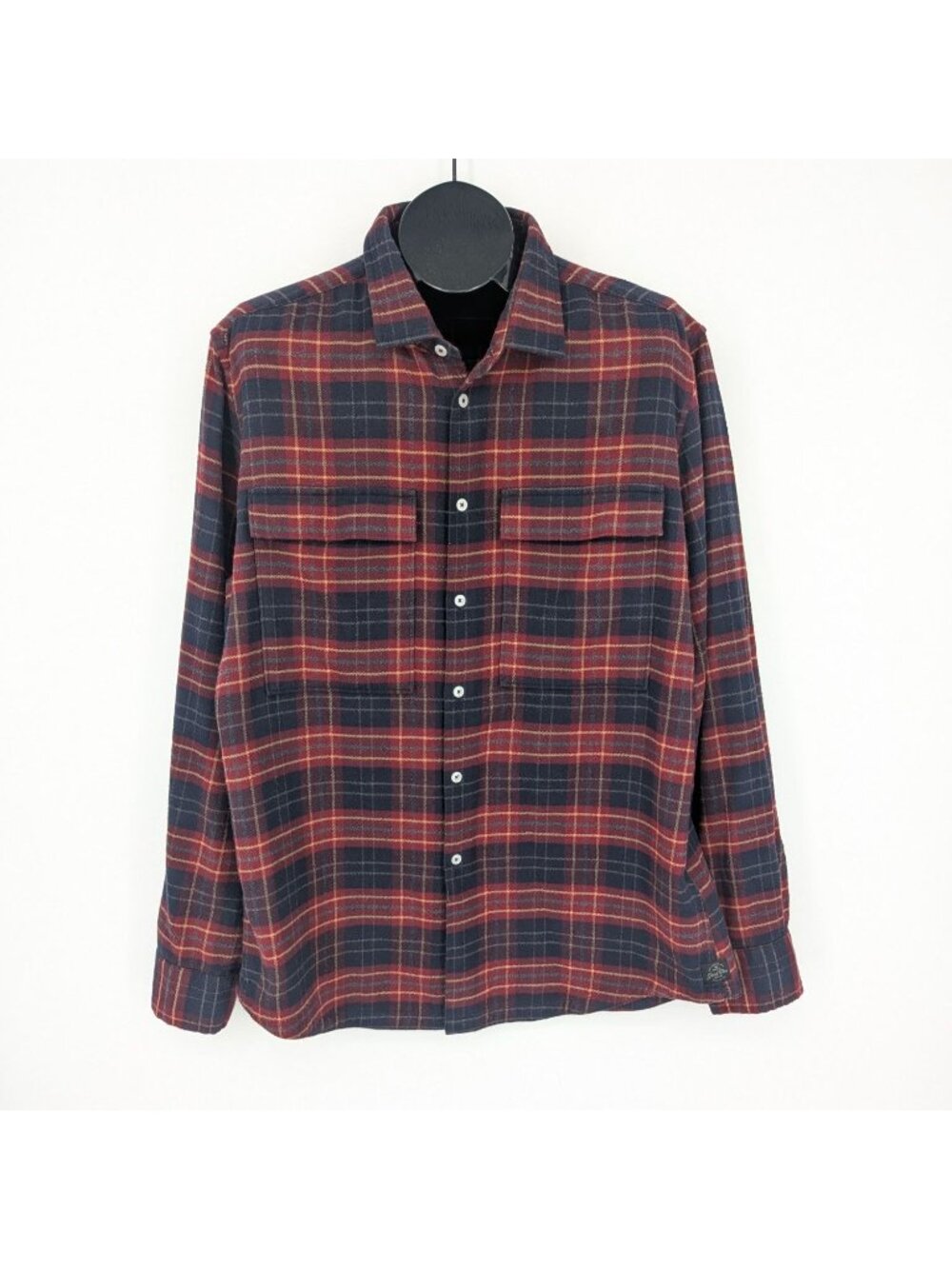 Good Man Brand Flannel Shirt Plaid Button Front Workwear Grunge Festival XLarge